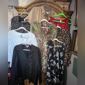Clothing Bundle. Lot of 8 dresses and tops. Size XL